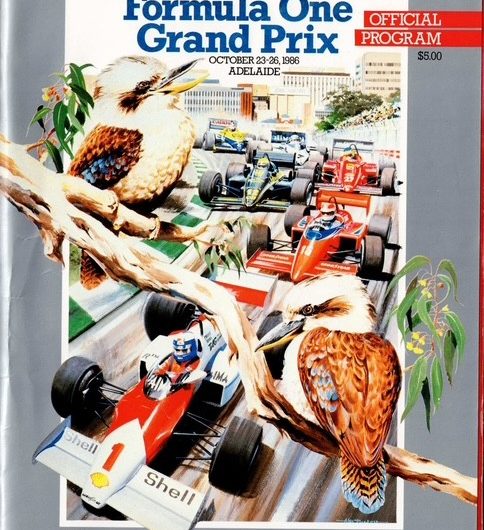 1986 Australian Grand Prix programme