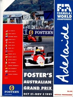 1991 Australian Grand Prix programme