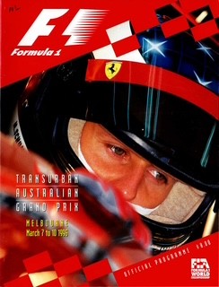 1996 Australian Grand Prix programme
