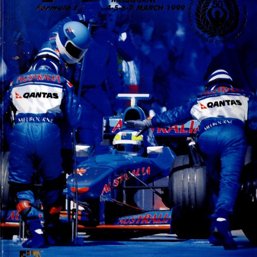 1999 Australian Grand Prix programme