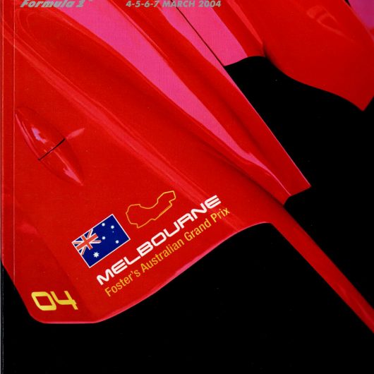 2004 Australian Grand Prix programme